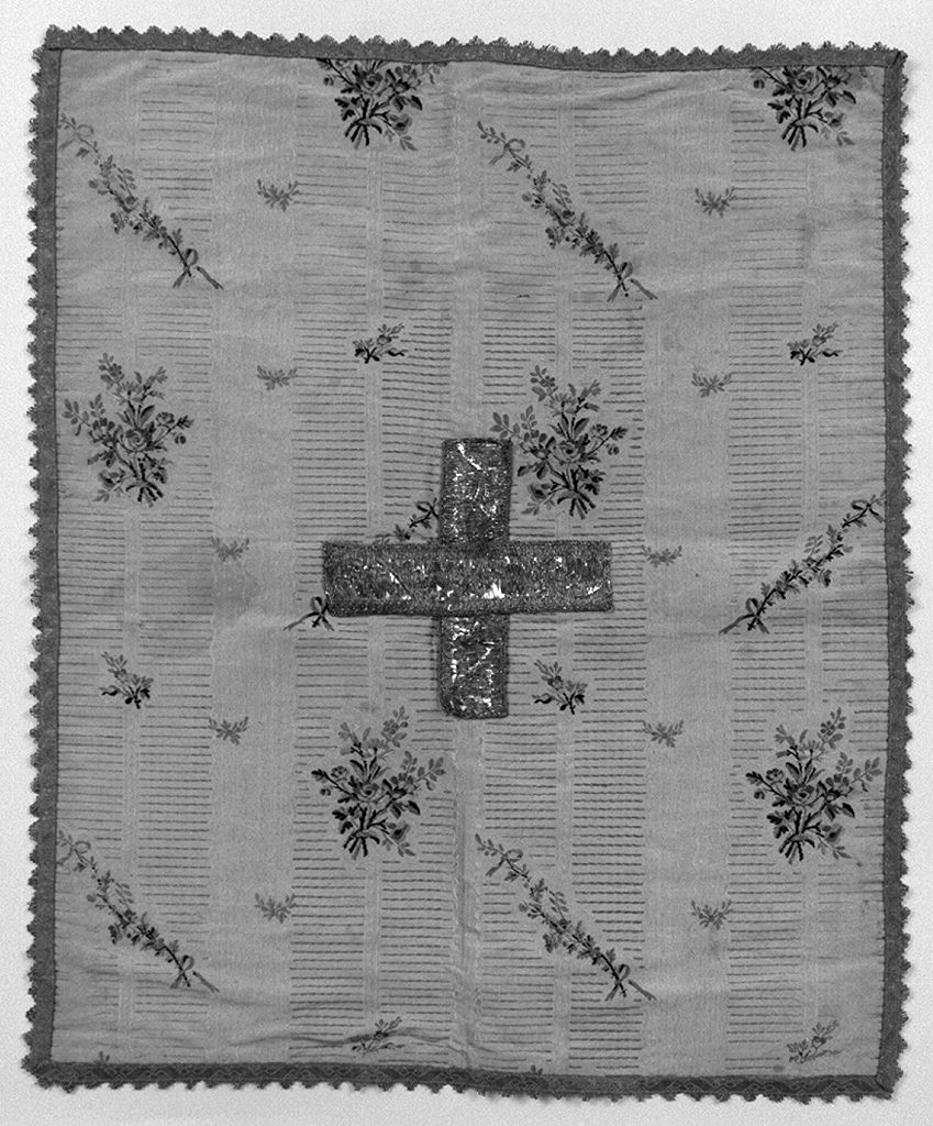 motivi decorativi floreali (velo di calice, elemento d'insieme) - manifattura italiana (ultimo quarto sec. XVIII)