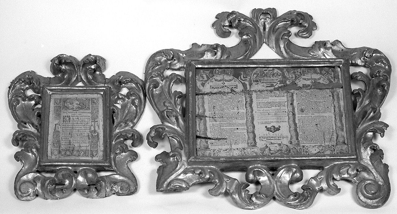 motivi decorativi vegetali (cartagloria, serie) - bottega toscana (secc. XVII/ XVIII)