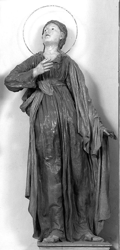 San Giovanni Evangelista (statua, elemento d'insieme) - ambito senese (sec. XVIII)