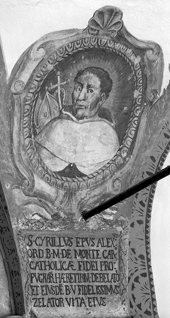 San Cirillo d'Alessandria (dipinto, elemento d'insieme) - ambito senese (sec. XVIII)