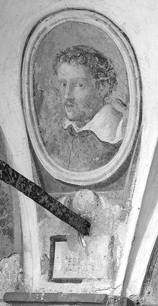 monaco (dipinto, elemento d'insieme) - ambito aretino (sec. XVII)