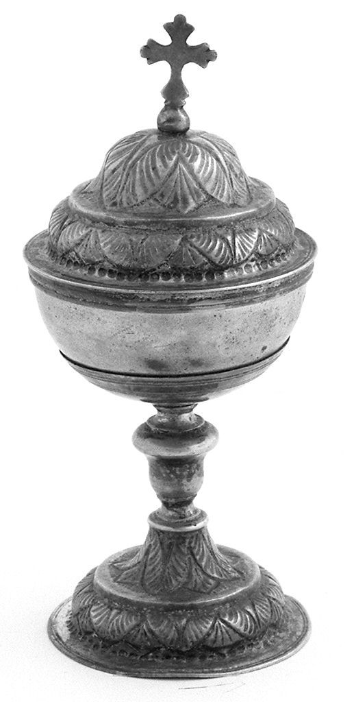 pisside da viatico - bottega toscana (secc. XVIII/ XIX)