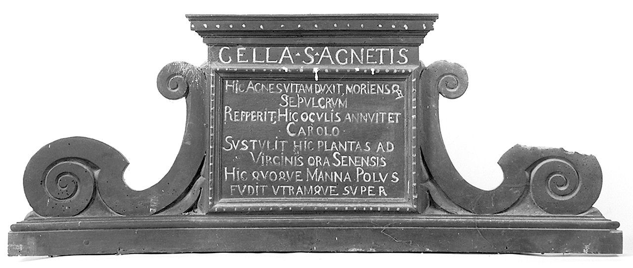 sovrapporta - bottega senese (sec. XVII)