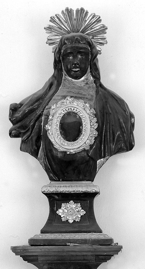 Sant'Agnese da Montepulciano (reliquiario - a busto) - bottega toscana (secc. XVIII/ XIX)