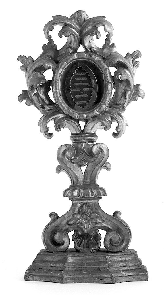 reliquiario - a ostensorio - bottega toscana (sec. XVIII)