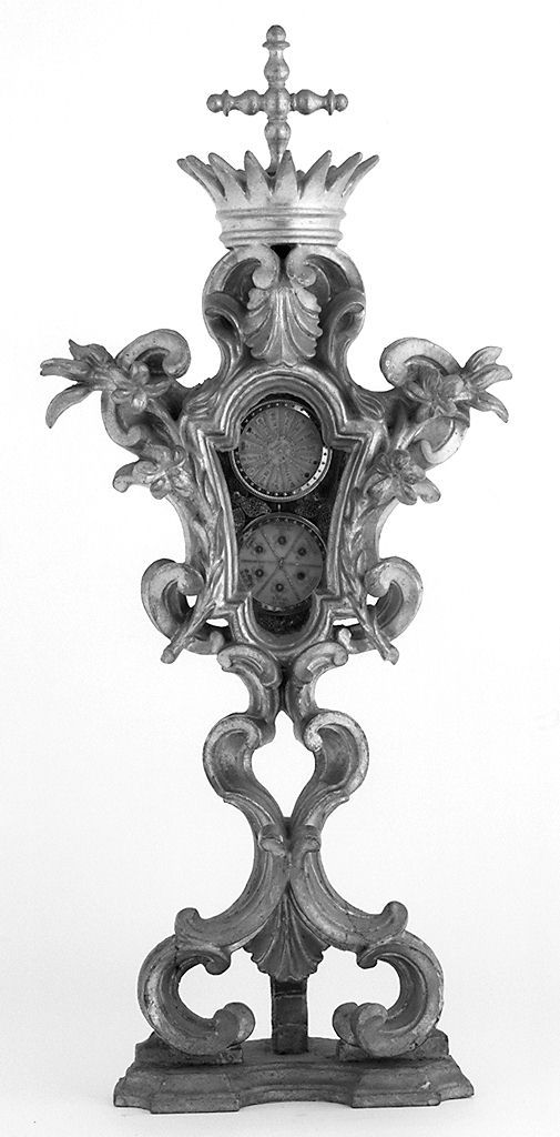 reliquiario - a ostensorio - bottega toscana (sec. XVIII)