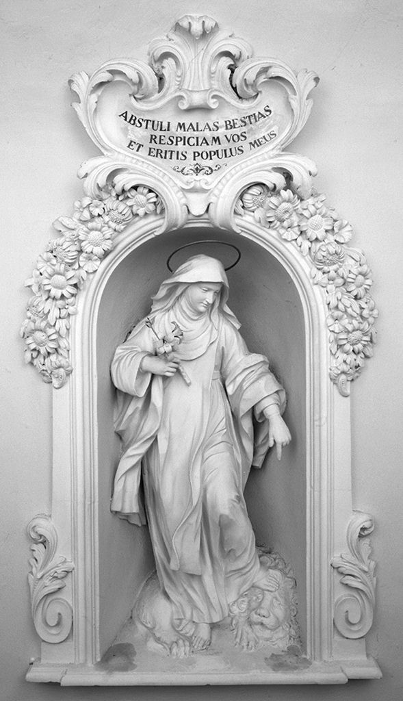 Sant'Agnese da Montepulciano (statua) - ambito senese (sec. XVIII)