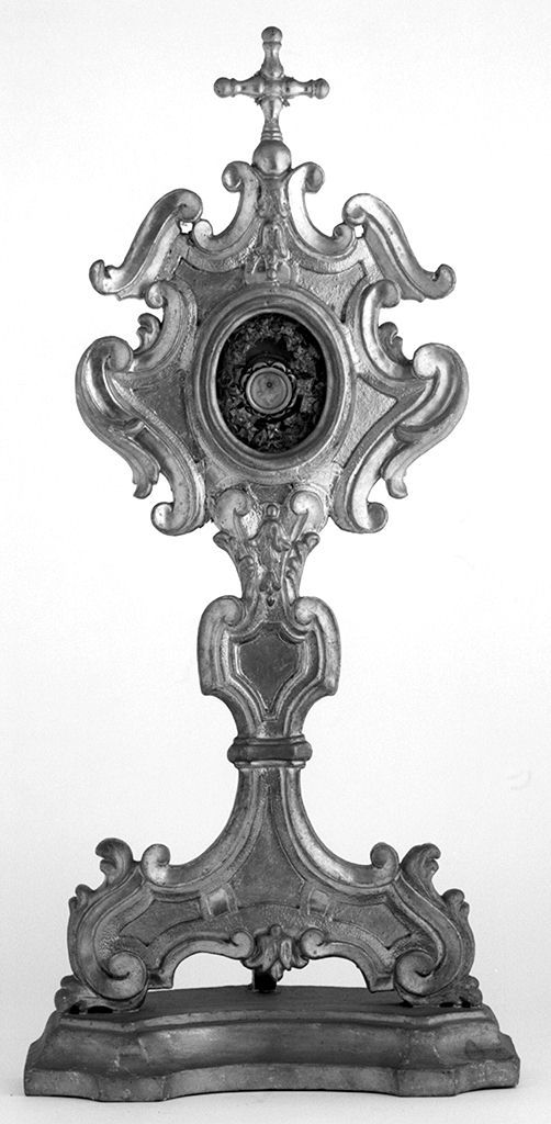 reliquiario - a ostensorio - bottega toscana (seconda metà sec. XVIII)