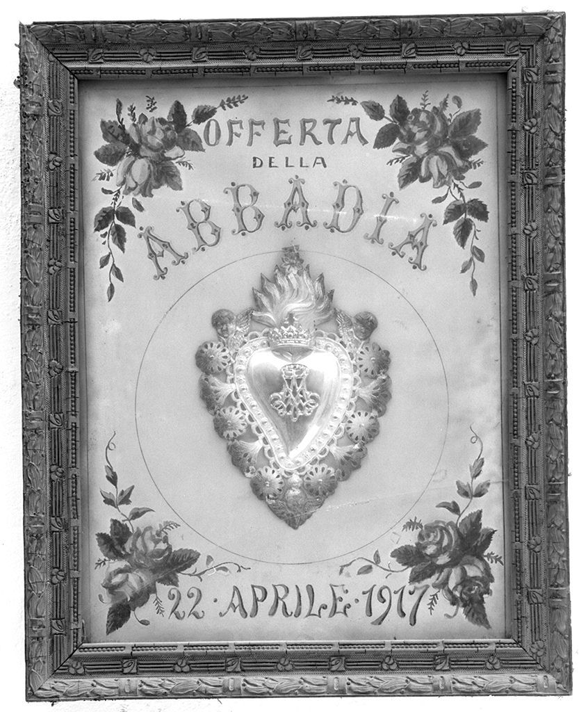 ex voto - bottega italiana (sec. XX)