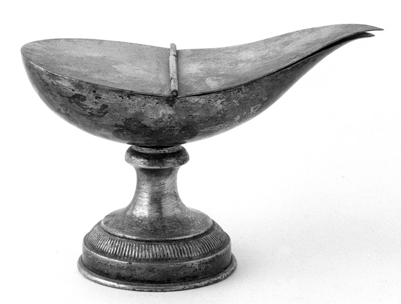 navicella portaincenso - a galeone - bottega toscana (sec. XIX)