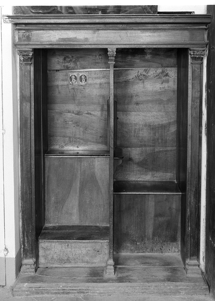 confessionale - bottega toscana (secc. XVIII/ XIX)