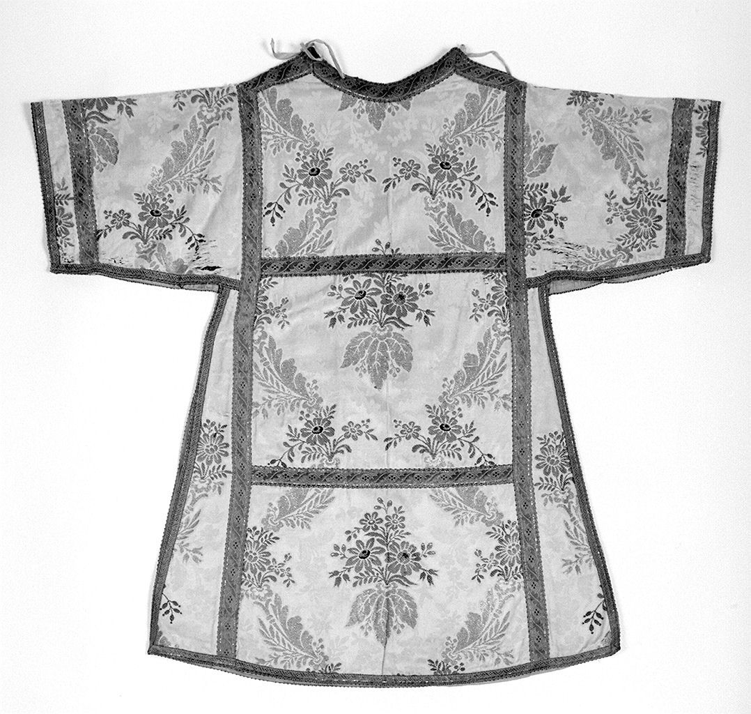 motivi decorativi vegetali (tunicella, elemento d'insieme) - manifattura italiana (secc. XIX/ XX)