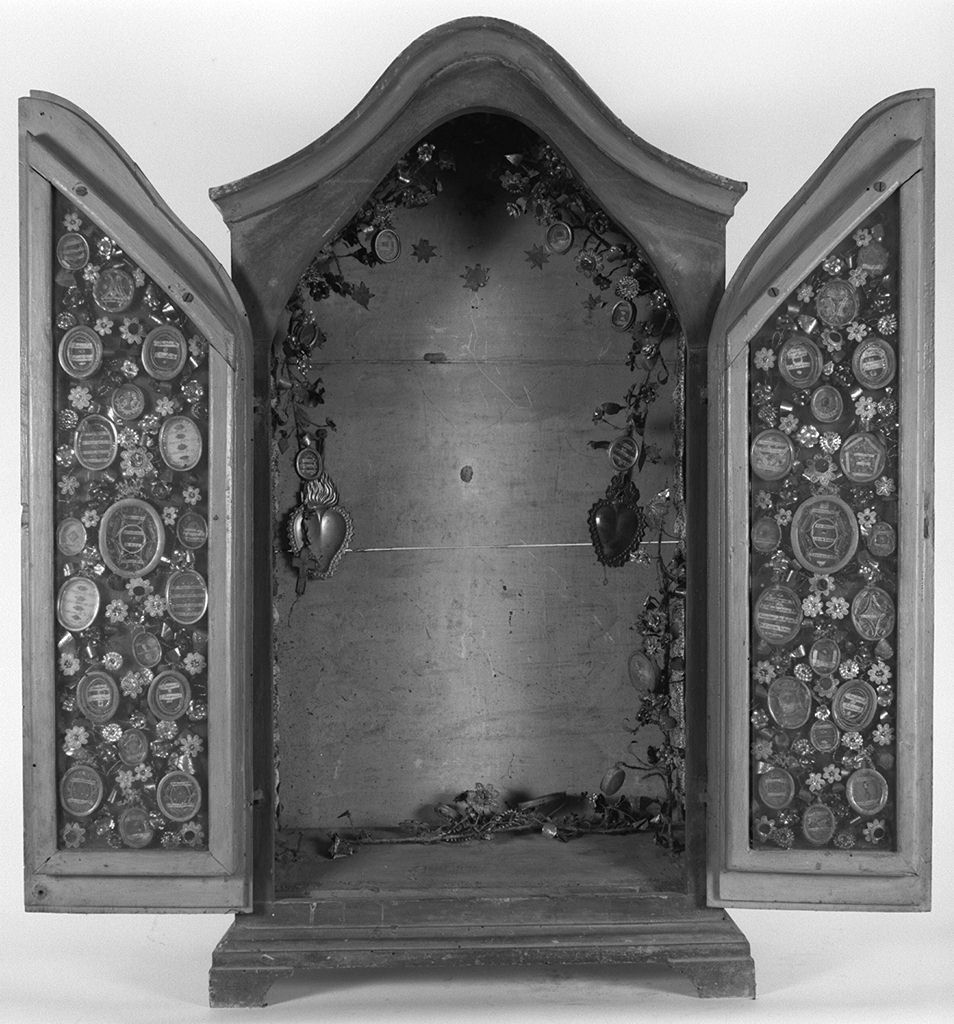 reliquiario - a tabella - bottega toscana (sec. XVIII)