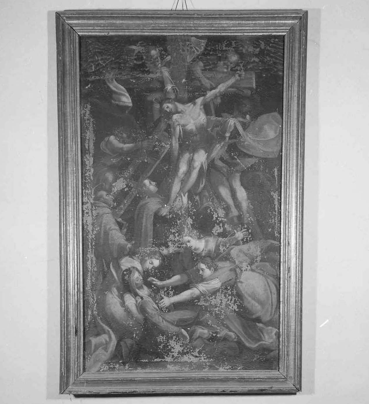 deposizione di Cristo dalla croce (dipinto) - ambito toscano (secc. XVI/ XVII)