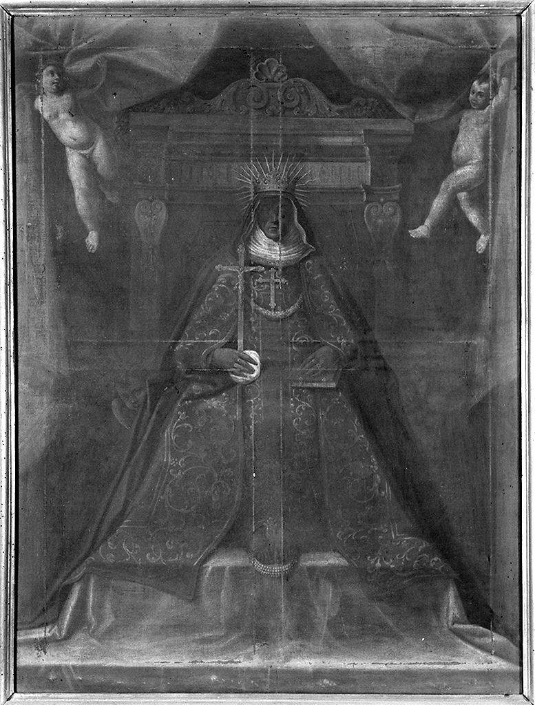 Madonna in trono (dipinto) - ambito fiorentino (secc. XVI/ XVII)