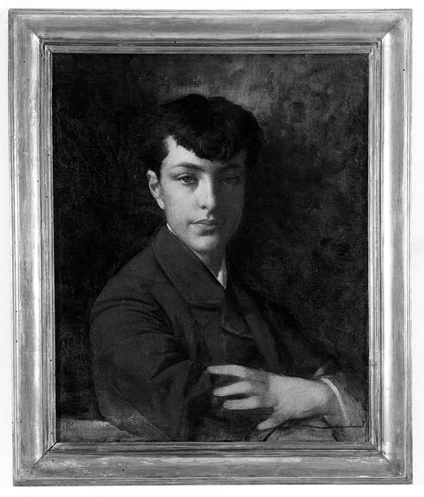 ritratto di Giuseppe Cassioli giovane (dipinto) di Cassioli Amos (sec. XIX)