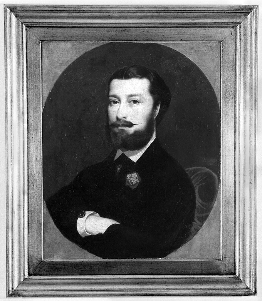 ritratto d'uomo (dipinto) di Cassioli Amos (sec. XIX)