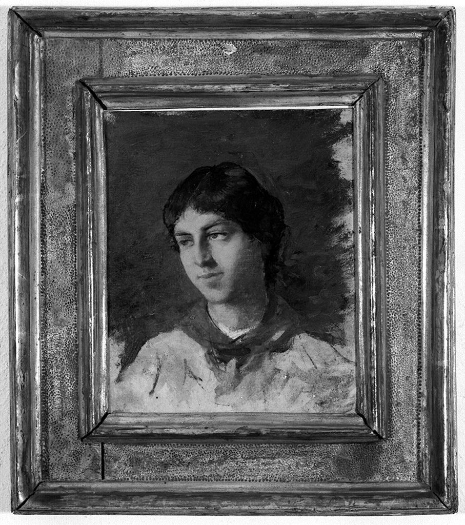 giovane (dipinto) di Cassioli Amos (sec. XIX)