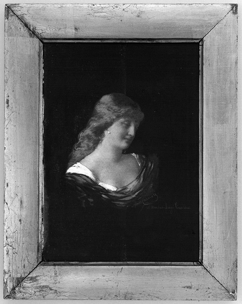 busto ritratto della marchesa Luigia Niccolini (dipinto) di Cassioli Amos (sec. XIX)
