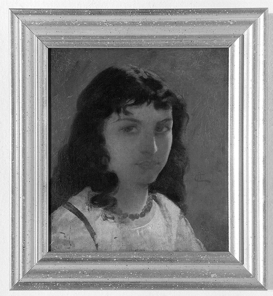 ritratto di donna (dipinto) di Cassioli Amos (sec. XIX)