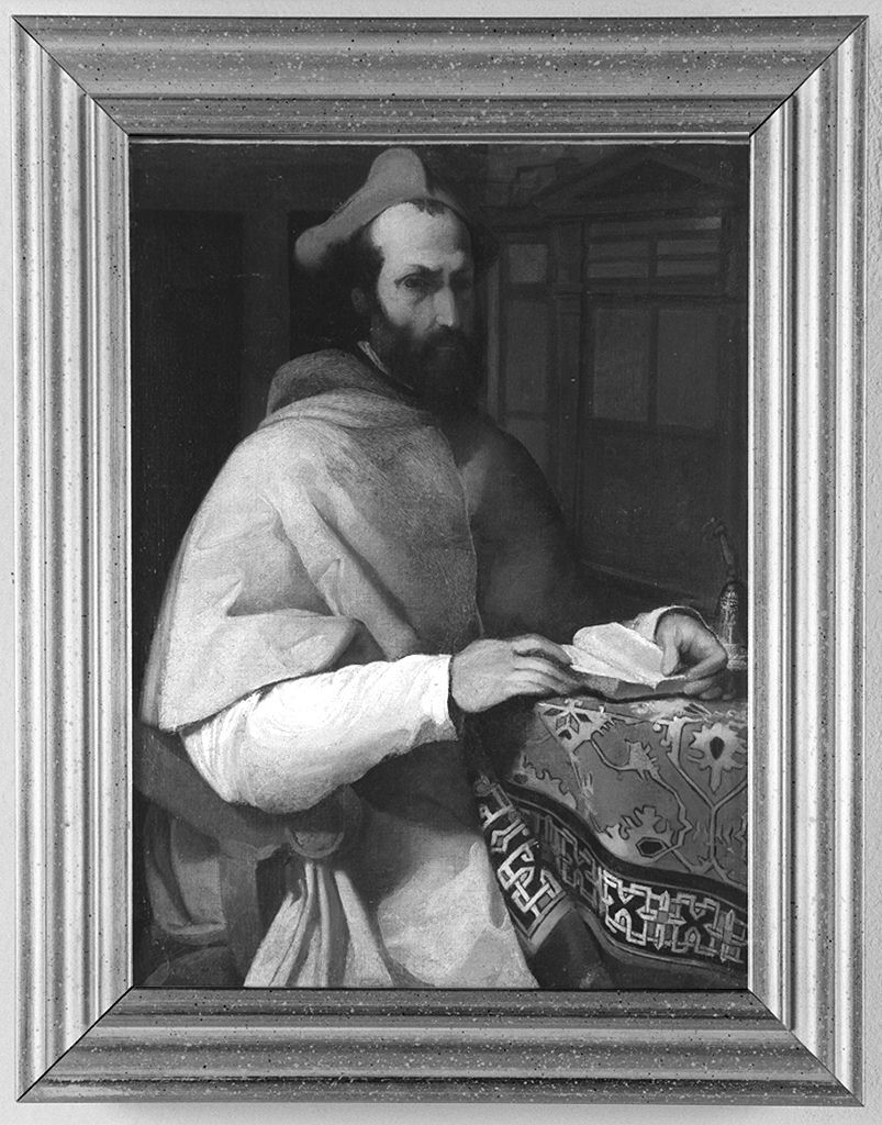 cardinale (dipinto) di Cassioli Amos (sec. XIX)