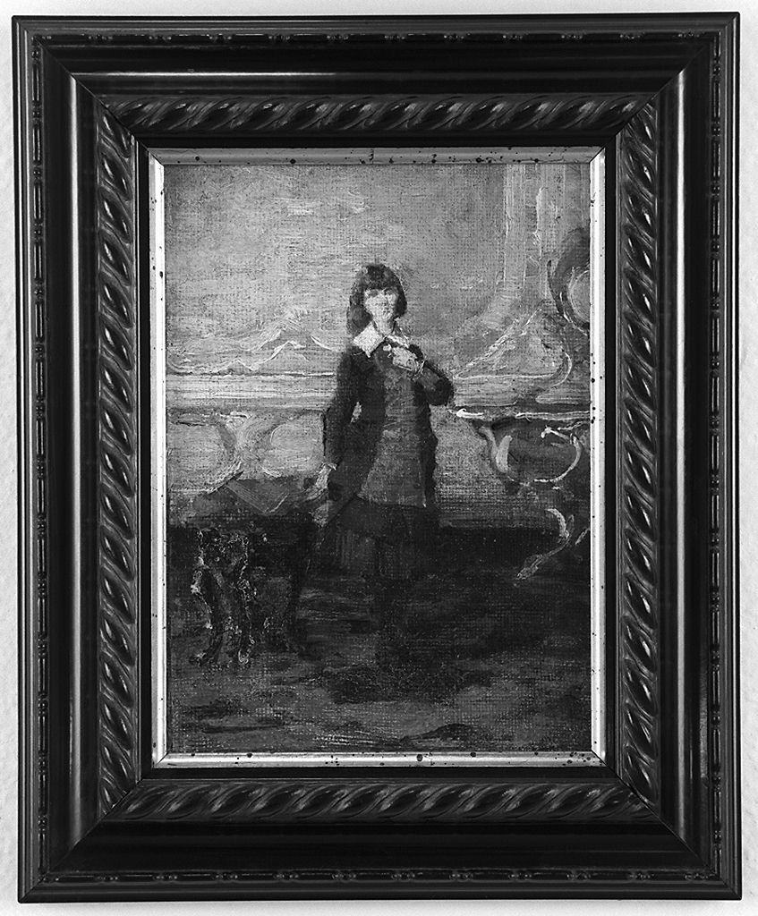 ritratto di Giuseppe Cassioli bambino (dipinto) di Cassioli Amos (sec. XIX)