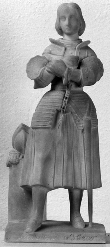 Santa Giovanna d'Arco (statuetta) di Magi Giovanni (sec. XIX)