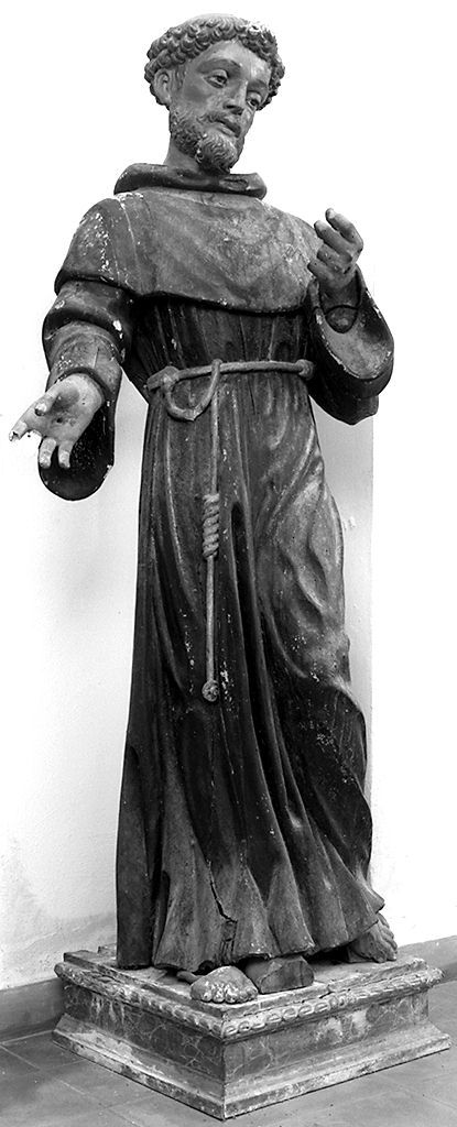 San Francesco d'Assisi (statua) - bottega toscana (sec. XVII)