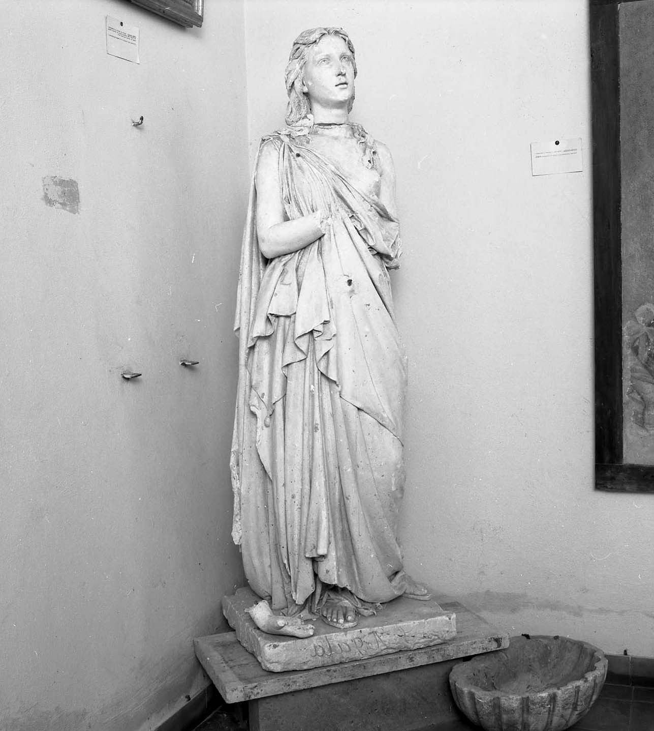 Sant'Agata (statua) di Magi Giovanni (sec. XIX)