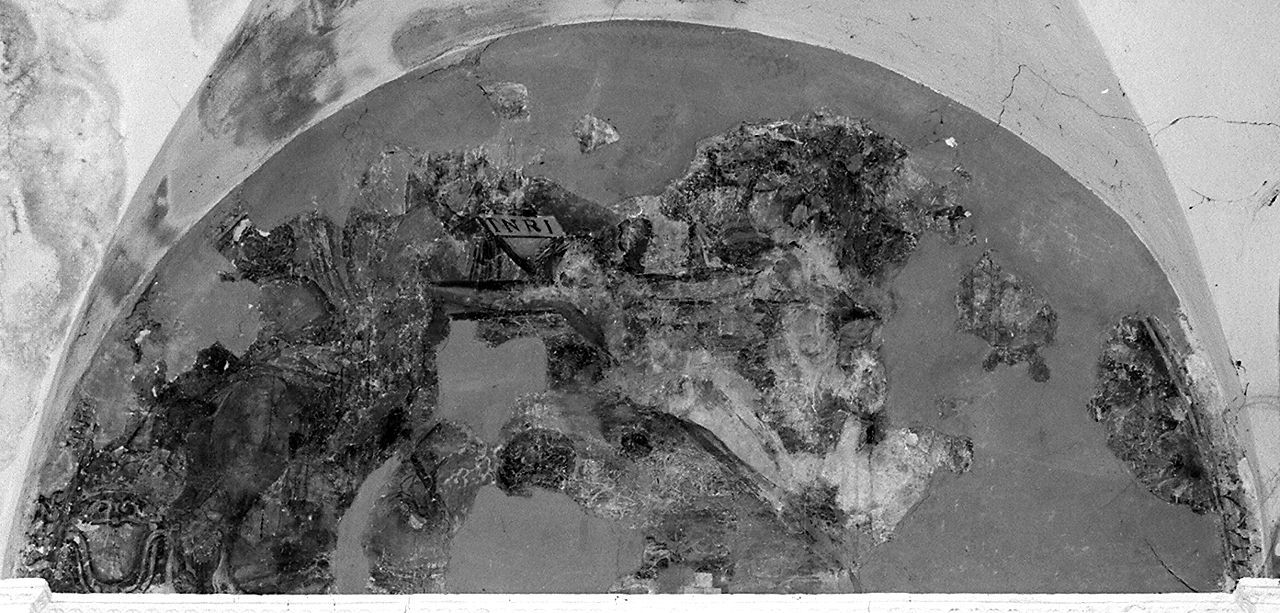 Cristo inchiodato alla croce (dipinto, elemento d'insieme) di Nasini Francesco (sec. XVII)