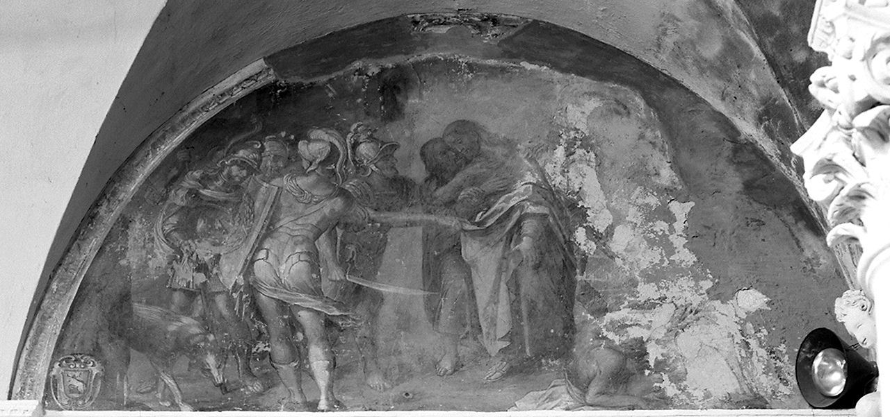 bacio di Giuda (dipinto, elemento d'insieme) di Nasini Francesco (sec. XVII)