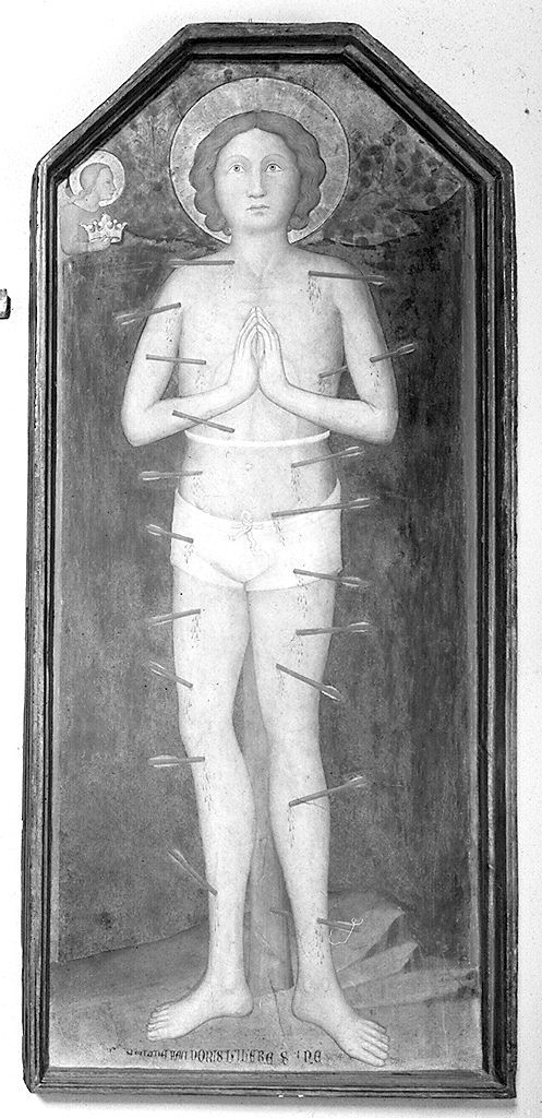 San Sebastiano (dipinto) di Primo Maestro di Lecceto (prima metà sec. XV)