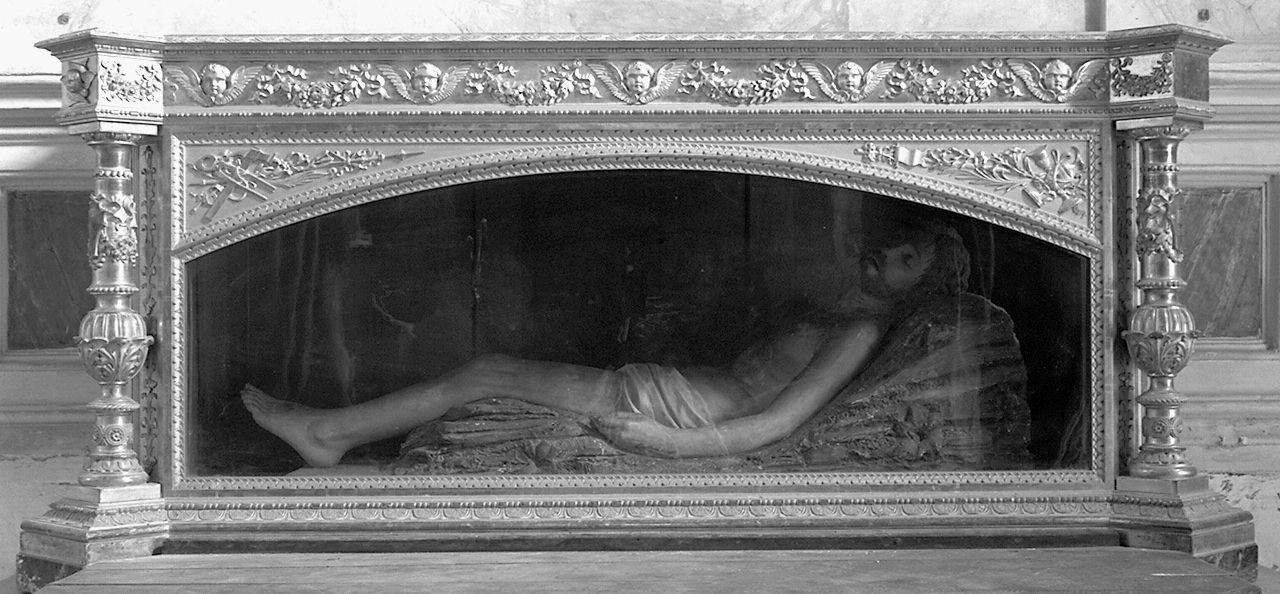 urna - a sarcofago, elemento d'insieme - bottega toscana (sec. XIX)