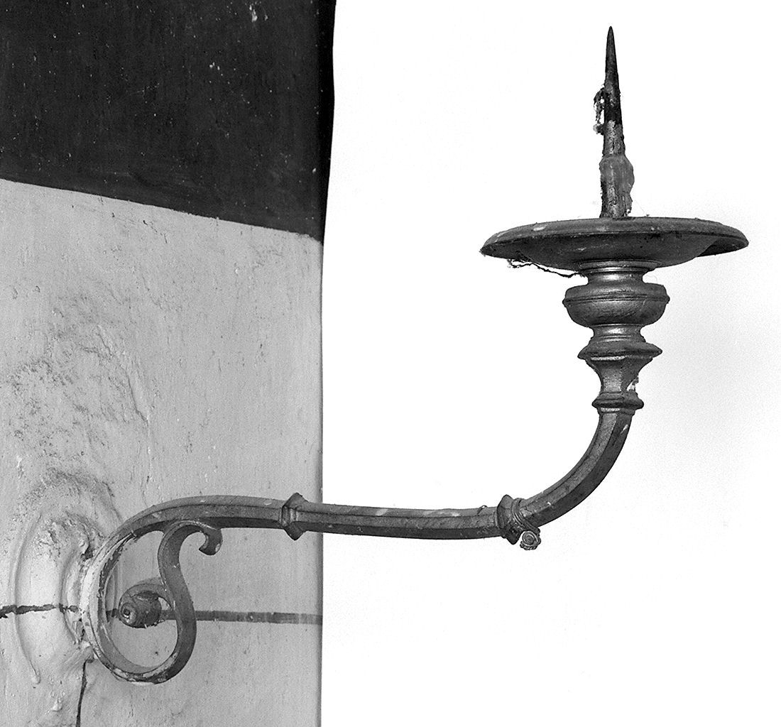 candeliere da parete - bottega toscana (secc. XVIII/ XIX)