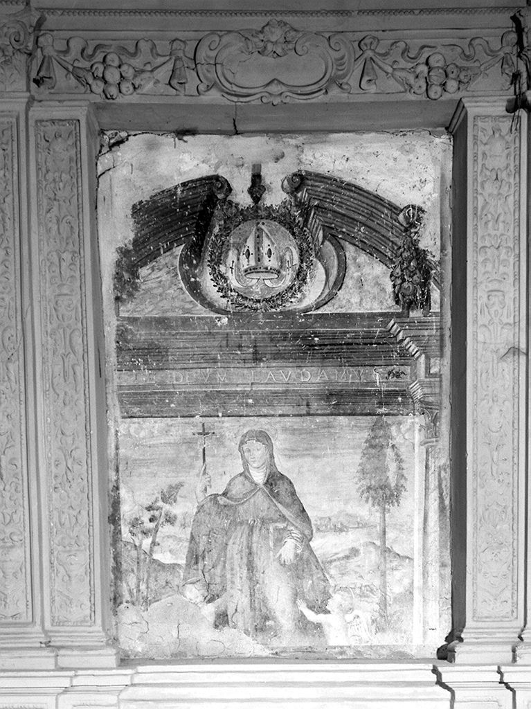 Santa Chiara (dipinto, elemento d'insieme) - ambito senese (inizio sec. XVI)