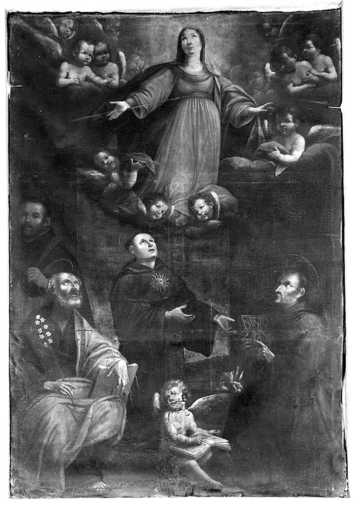 Madonna Assunta e Santi (dipinto) di Casolani Ilario (secondo quarto sec. XVII)