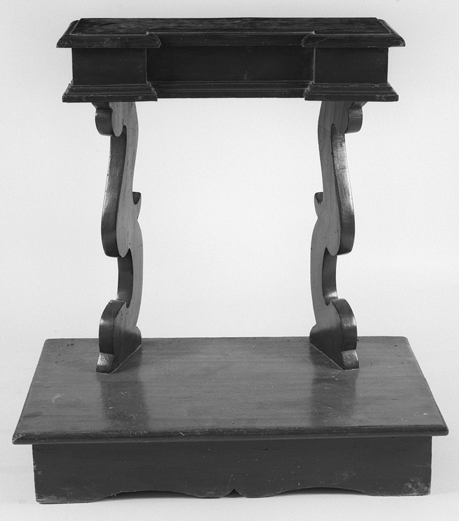 inginocchiatoio - bottega toscana (secc. XVIII/ XIX)