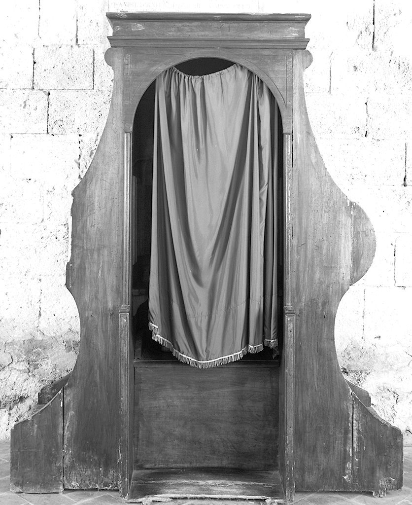 confessionale - manifattura toscana (sec. XIX)