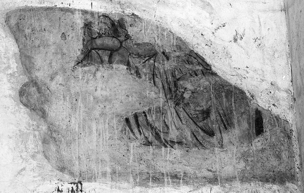 storie della vita di San Benedetto (dipinto, frammento) - ambito senese (inizio sec. XV)