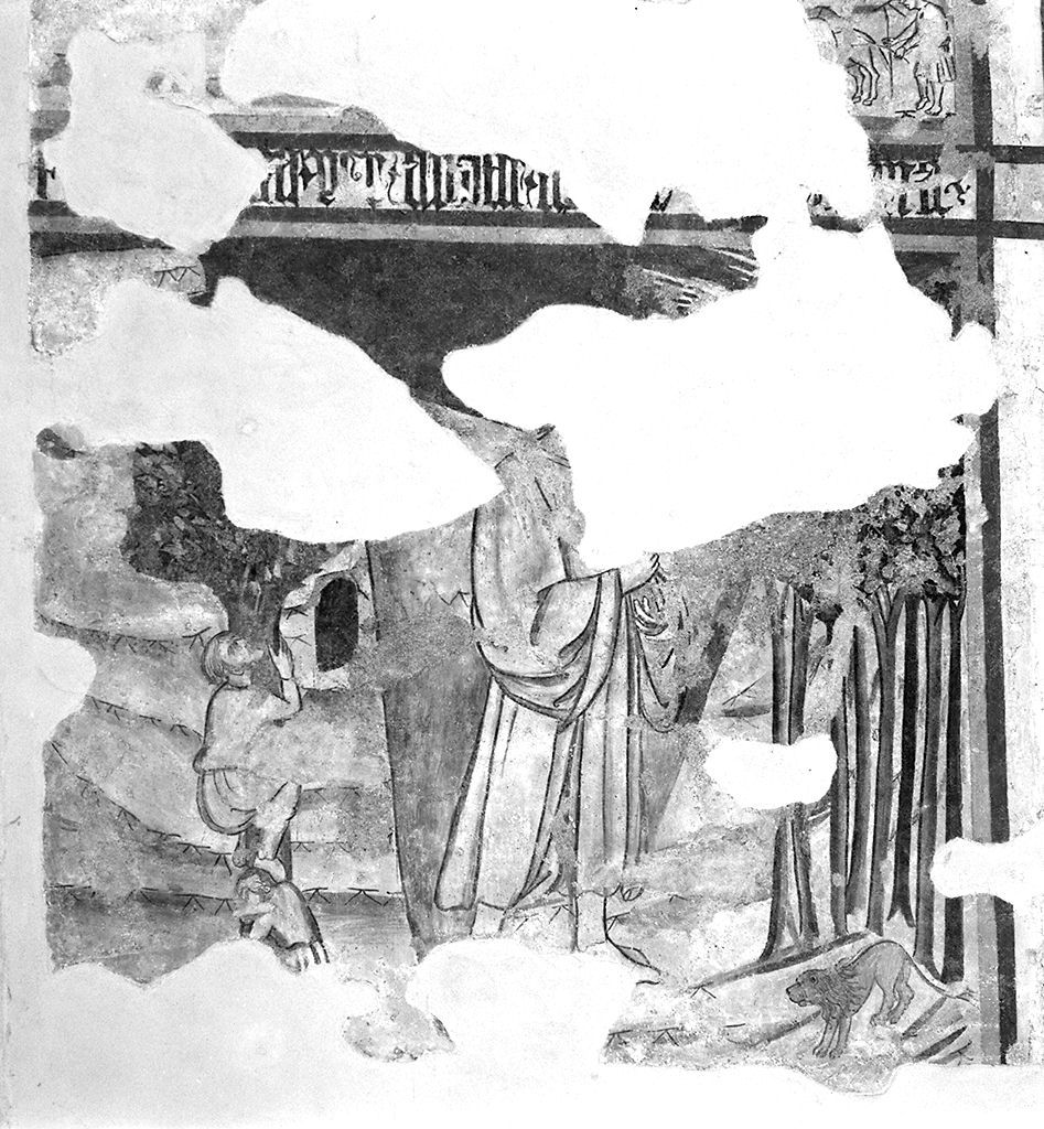 storie della vita di San Benedetto (dipinto, elemento d'insieme) - ambito senese (inizio sec. XV)