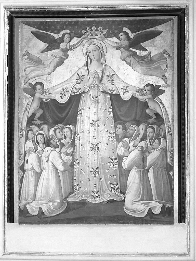 Madonna della Misericordia (dipinto) di Tamagni Vincenzo (sec. XVI)