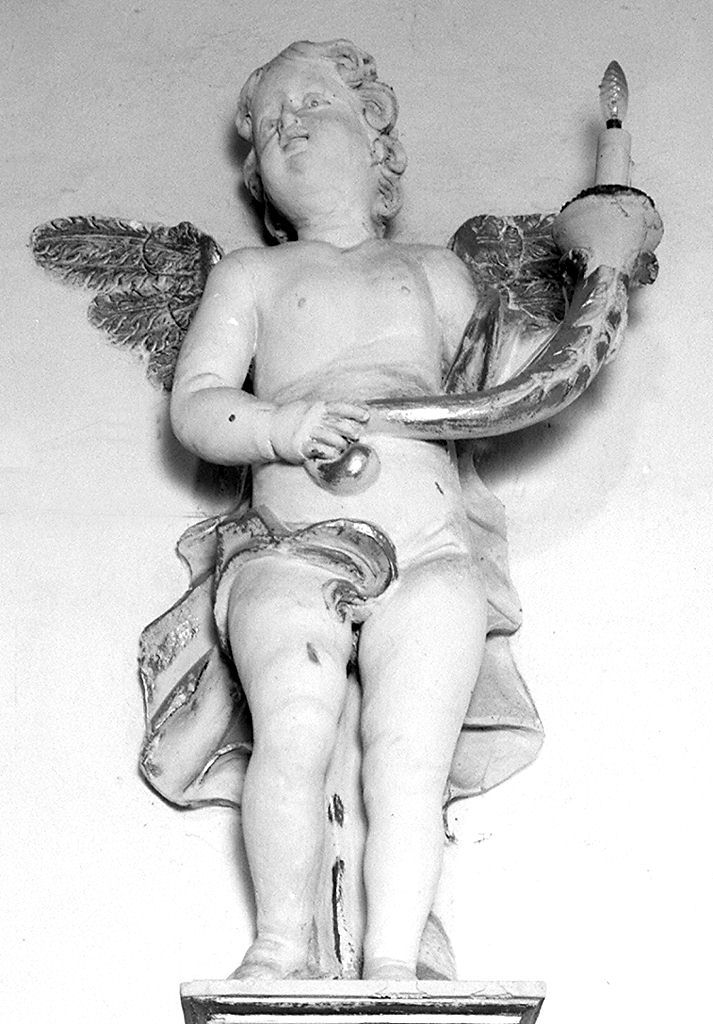 angelo (candelabro - a statua, serie) - bottega toscana (sec. XVII)