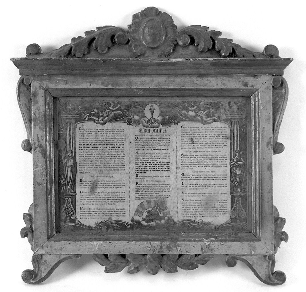 motivi decorativi vegetali (cartagloria, elemento d'insieme) - bottega toscana (primo quarto sec. XIX)