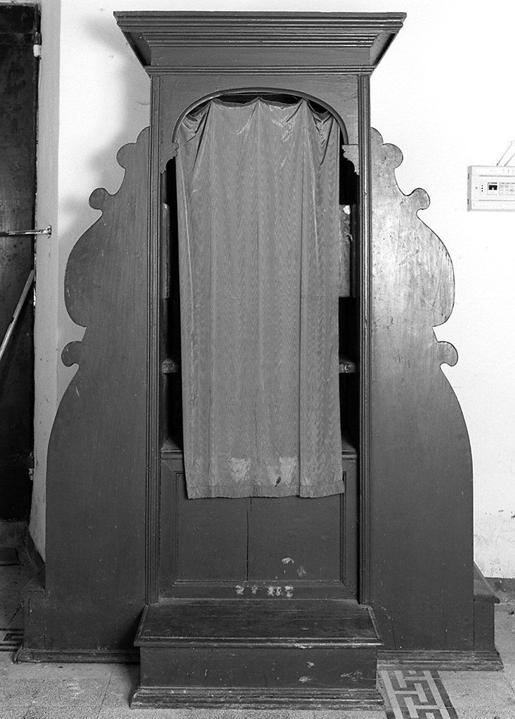 confessionale - bottega toscana (seconda metà sec. XVIII)