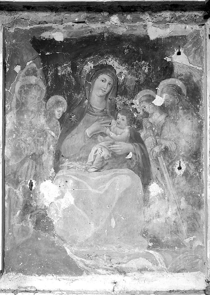 Madonna del Latte, Madonna con Bambino tra San Pietro e San Paolo (dipinto) - ambito toscano (seconda metà sec. XVIII)