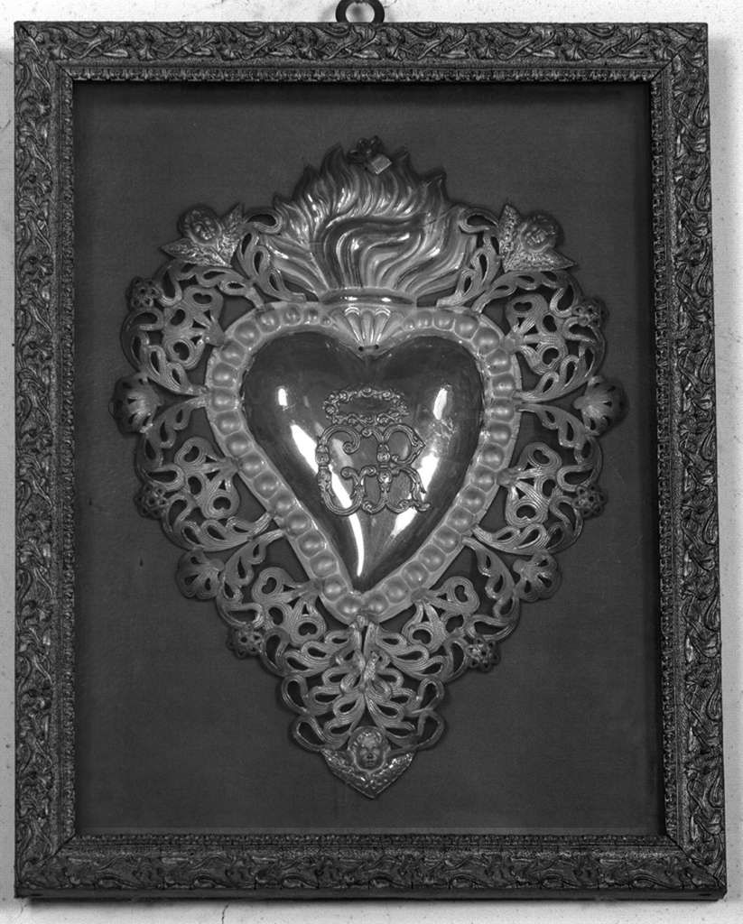 Sacro Cuore di Gesù (ex voto) - bottega toscana (prima metà sec. XX)