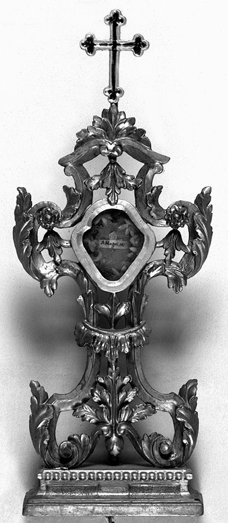 motivi decorativi vegetali (reliquiario - a ostensorio, serie) - produzione toscana (secc. XVIII/ XIX)