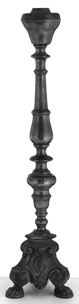 motivi decorativi vegetali con putti alati (base per croce d'altare, elemento d'insieme) - bottega toscana (prima metà sec. XVIII)