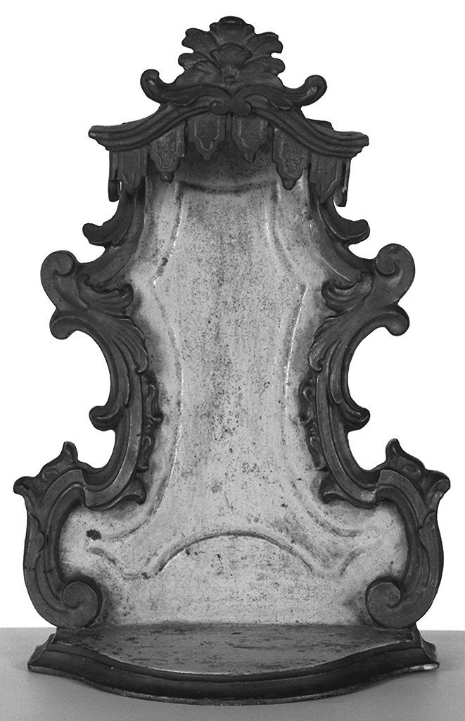 motivi decorativi vegetali (tronetto per esposizione eucaristica - a edicola) - produzione senese (sec. XIX)