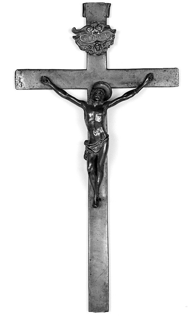Cristo crocifisso (croce d'altare) - bottega toscana (prima metà sec. XVIII)